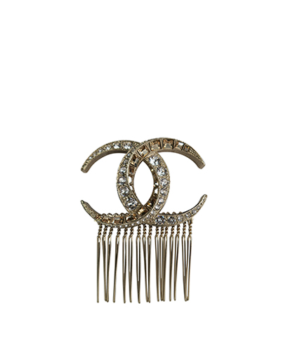 Chanel CC Hair Accessory, front view